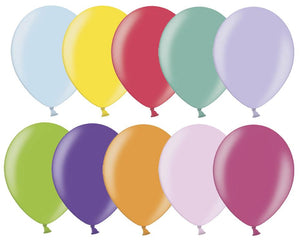 Latex Assorted Metallic Balloons | 12"