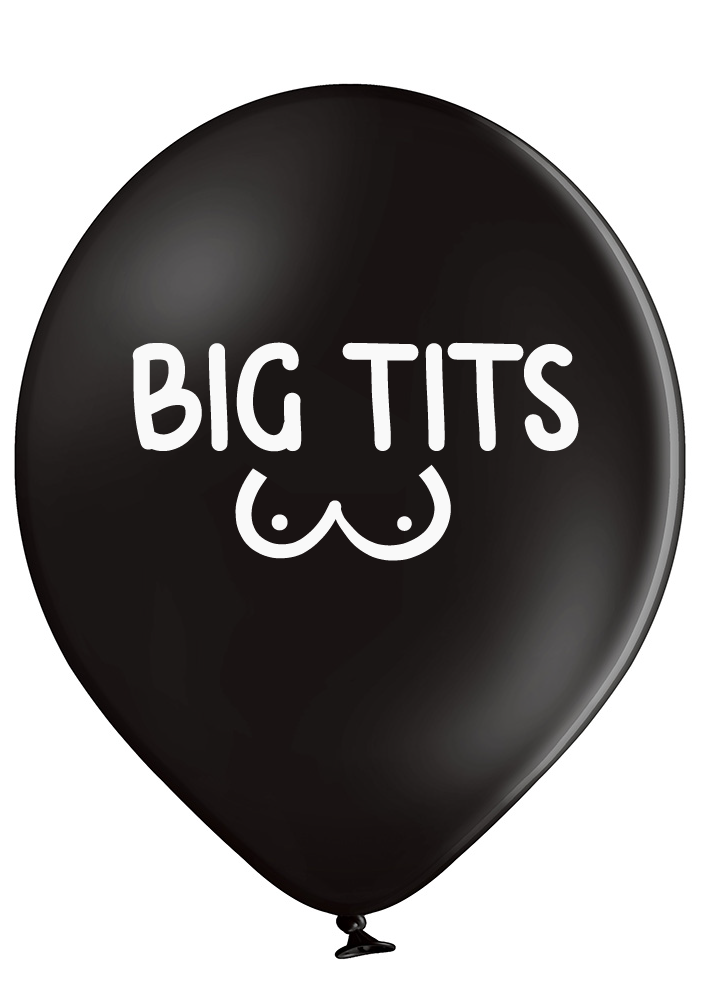 'Big Tits' Birthday Latex Balloons