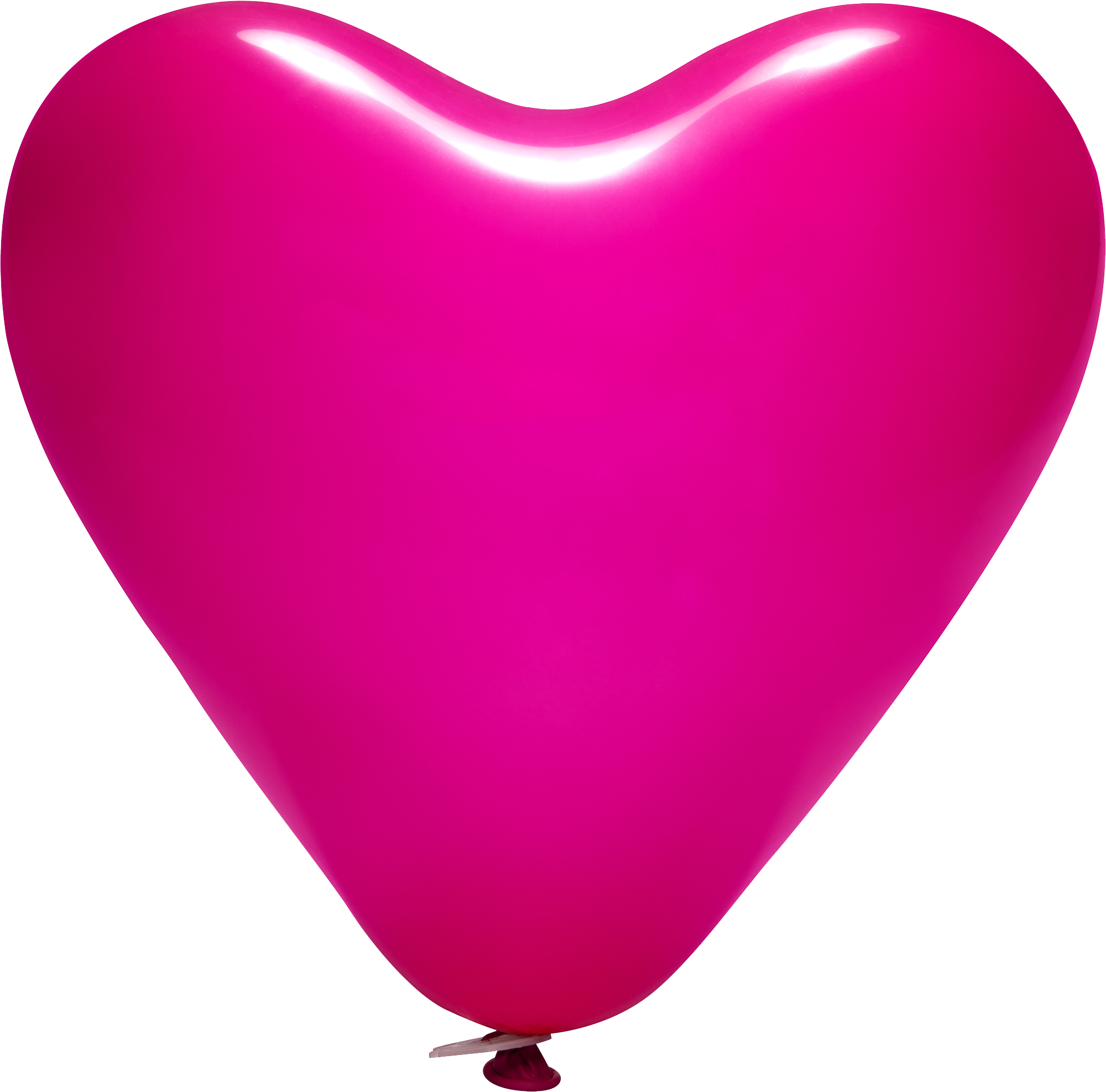 Latex Heart Fuchsia Balloons | 12"