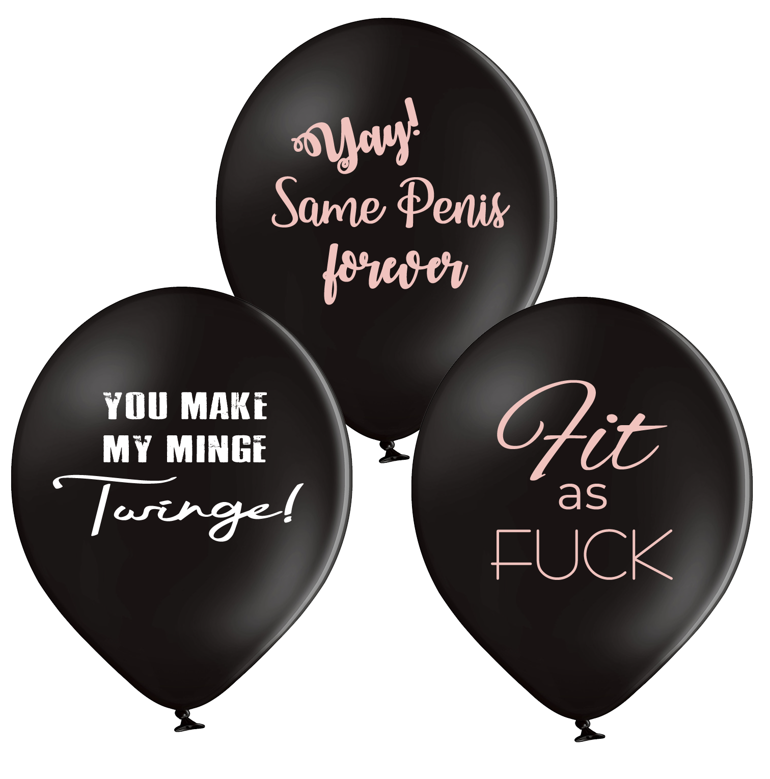 'Hen Party Out & About' Latex Hen Party/Bridal Balloon Set