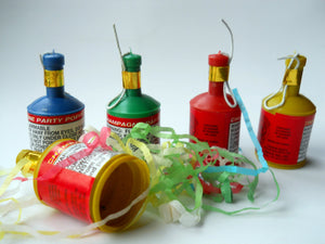 5 Party Poppers