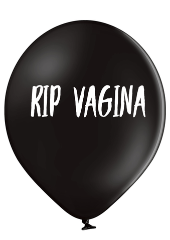 'RIP VAGINA' New Baby/Birth Latex Balloons