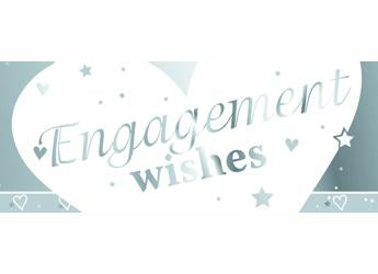 Engagement Foil Banner | 9ft