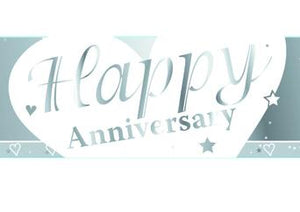 Happy Anniversary Foil Banner | 9ft