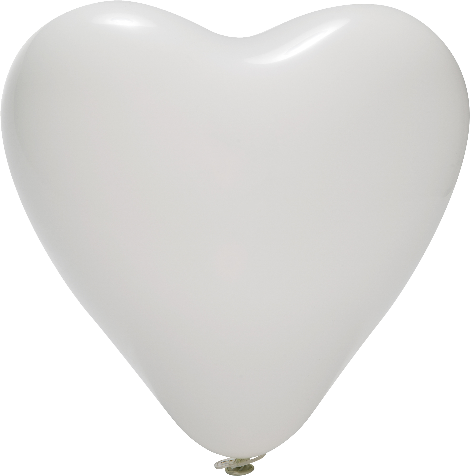 Latex Heart White Balloons | 12"