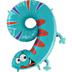 Animaloons 0-9 Foil Supershape Number Balloons | 40"