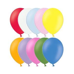 Latex Assorted Standard Balloons | 10"