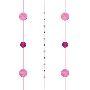 Bright Pink Circles Fun String | 1.82m