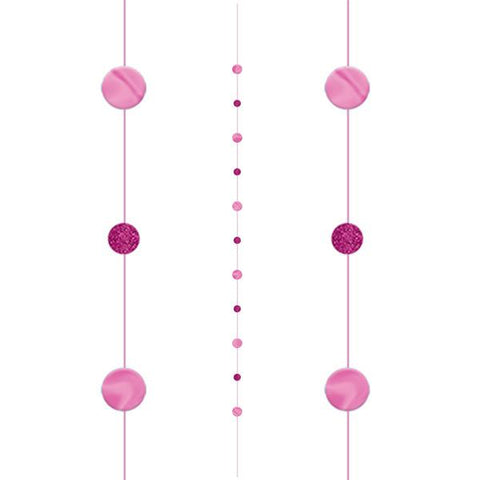 Bright Pink Circles Fun String | 1.82m