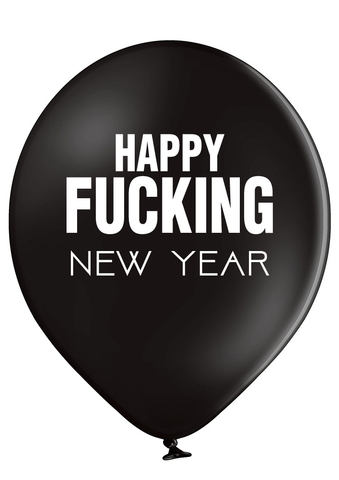 'Happy Fucking New Year' Latex Balloons