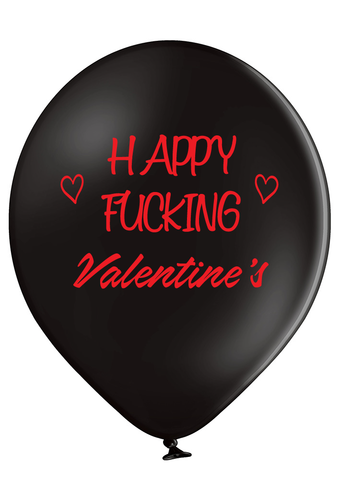 'Happy Fucking Valentine's' Latex Balloons