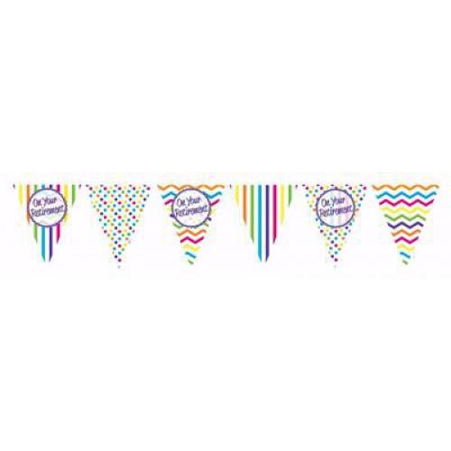 On Your Retirement Paper Bunting | 12ft