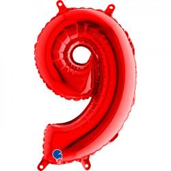 Foil Numbers Red Balloons | 14"