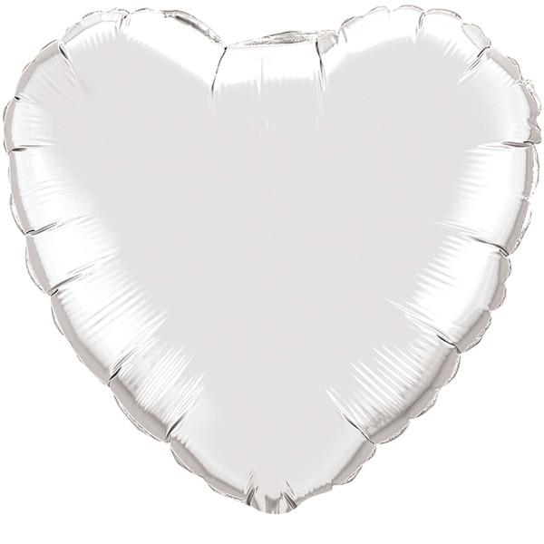 Foil Heart Plain Balloons | 36"