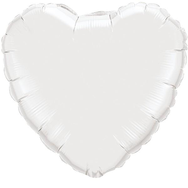 Foil Heart Plain Balloons | 36"